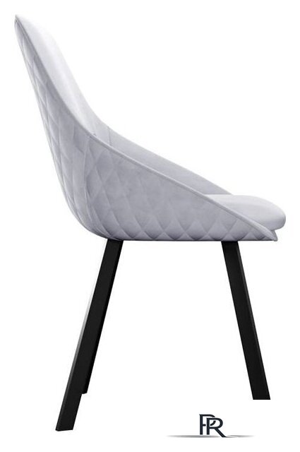 Стул DikLine 246 поворотный (Z46 перламутр/ножки черные) - Изображение №4 — Интернет-магазин ПроЗаказ