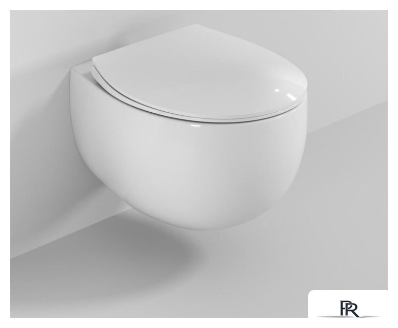 Унитаз подвесной Roxen Egg в комплекте с инсталляцией StounFix Dual Fresh 6 в 1 968085 (кнопка: брашированное золото) - Изображение №7 — Интернет-магазин ПроЗаказ