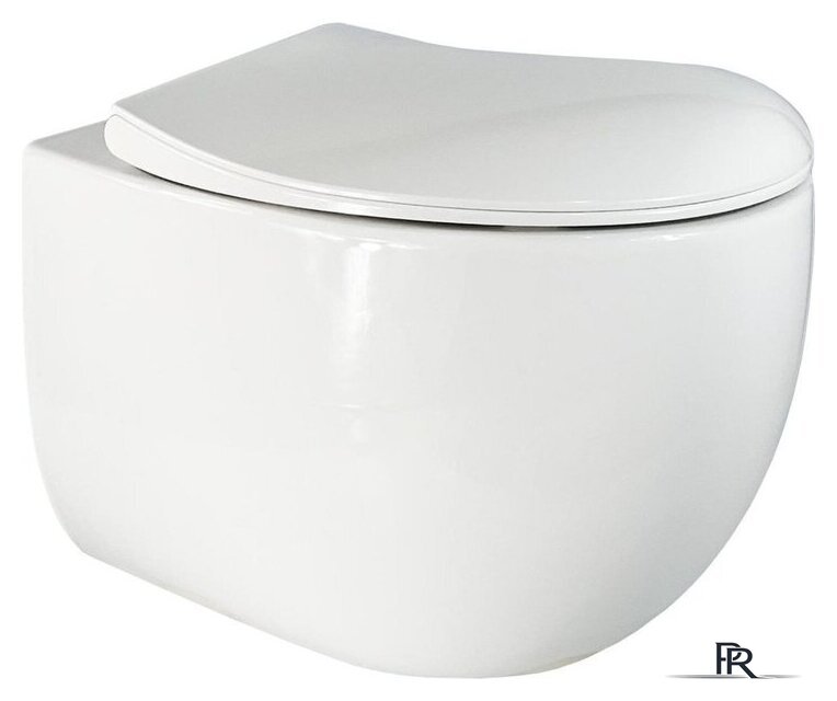 Унитаз подвесной Roxen Egg в комплекте с инсталляцией StounFix Dual Fresh 6 в 1 968085 (кнопка: брашированное золото) - Изображение №6 — Интернет-магазин ПроЗаказ