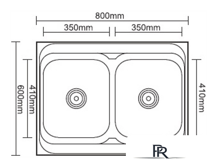 Кухонная мойка Ledeme L98060B-6 - Изображение №2 — Интернет-магазин ПроЗаказ