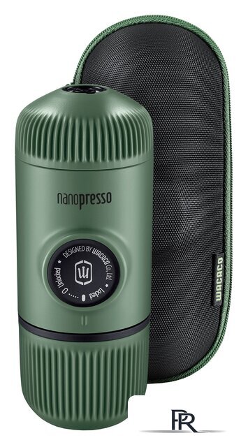 Ручная кофеварка WACACO Nanopresso Moss Green + Case - Изображение №1 — Интернет-магазин ПроЗаказ