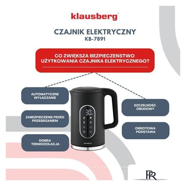 Электрический чайник Klausberg KB-7891 - Изображение №6 — Интернет-магазин ПроЗаказ