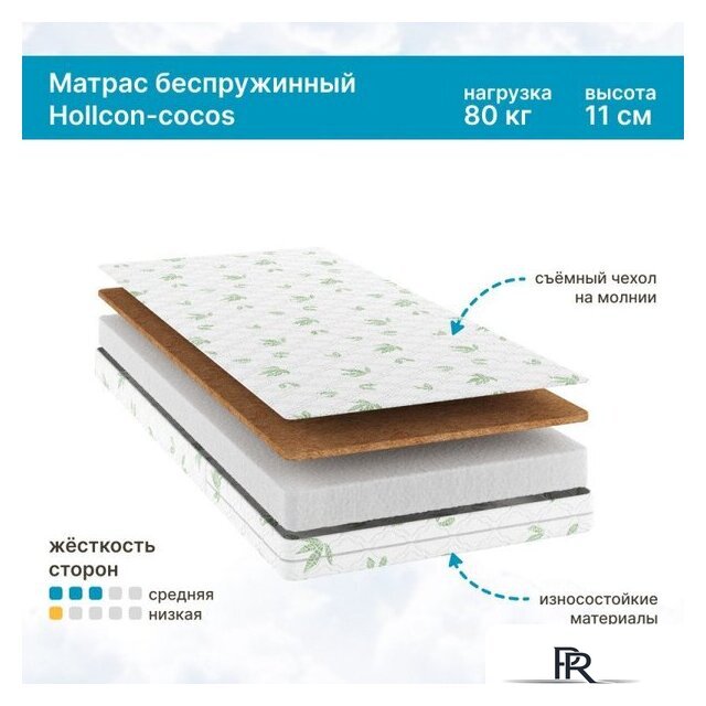 Матрас Seven Dreams Hollcon-cocos 415232 (80x180) - Изображение №4 — Интернет-магазин ПроЗаказ