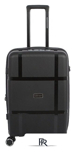 Чемодан-спиннер Francesco Molinary 341-AT309/3-23BLK (черный) - Изображение №1 — Интернет-магазин ПроЗаказ