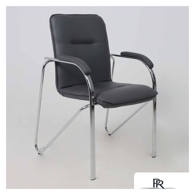 Офисный стул AksHome Samba Aks-1 (Pegasso темно-серый/подлокотники мягкие) - Изображение №2 — Интернет-магазин ПроЗаказ