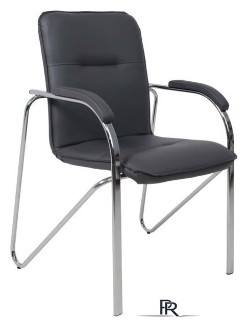 Офисный стул AksHome Samba Aks-1 (Pegasso темно-серый/подлокотники мягкие) - Изображение №1 — Интернет-магазин ПроЗаказ