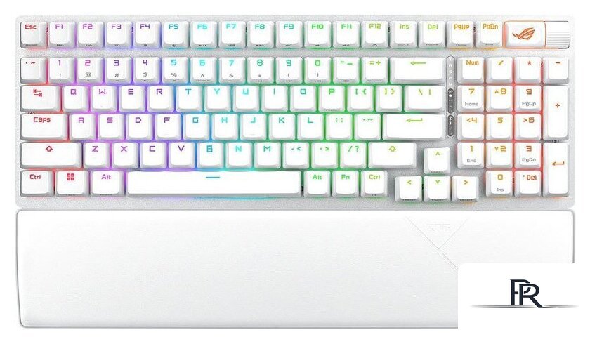 Клавиатура ASUS ROG Strix Scope II 96 Wireless Moonlight White (NX Snow) - Изображение №1 — Интернет-магазин ПроЗаказ