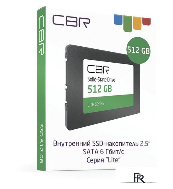 SSD CBR Lite 512GB SSD-512GB-2.5-LT22 - Изображение №2 — Интернет-магазин ПроЗаказ