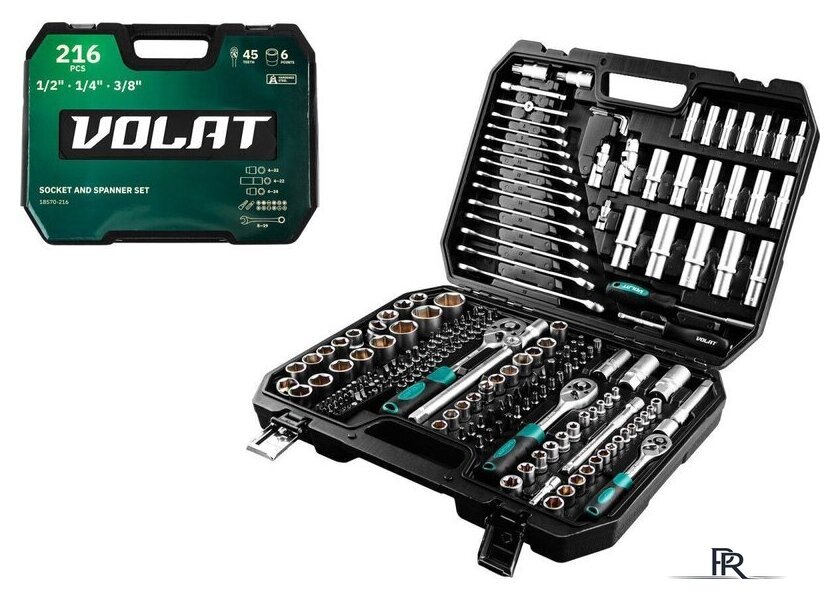 Универсальный набор инструментов Волат 18570-216 (216 предметов) - Изображение №1 — Интернет-магазин ПроЗаказ