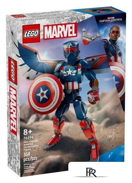 Конструктор LEGO Marvel 76296 Фигурка нового Капитана Америки - Изображение №1 — Интернет-магазин ПроЗаказ