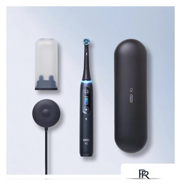 Комплект электрических зубных щеток Oral-B iO 9 DUO (черный оникс, розовый кварц) - Изображение №4 — Интернет-магазин ПроЗаказ