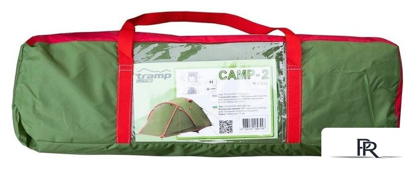 Треккинговая палатка Tramp Lite Camp 2 (зеленый) - Изображение №5 — Интернет-магазин ПроЗаказ