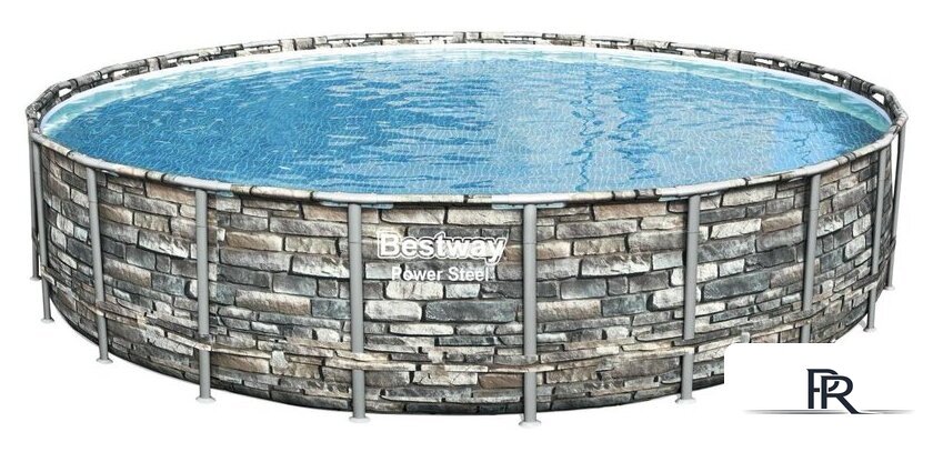 Каркасный бассейн Bestway Power Steel Камень 56889 (671x132) - Изображение №2 — Интернет-магазин ПроЗаказ