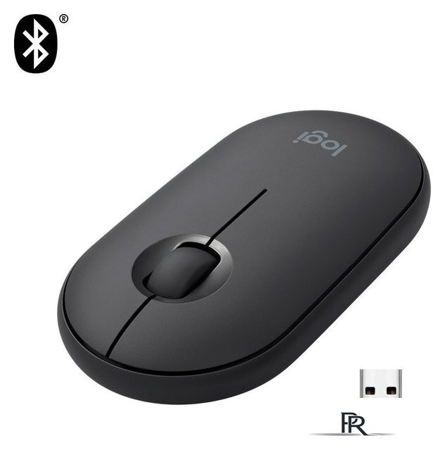 Мышь Logitech M350 Pebble (графит) - Изображение №2 — Интернет-магазин ПроЗаказ