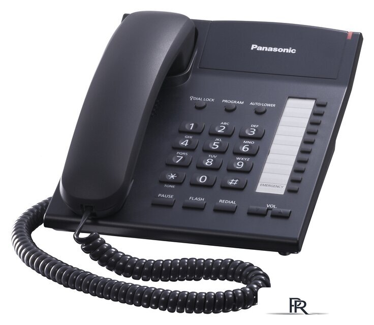 Проводной телефон Panasonic KX-TS2382RUB (черный) - Изображение №1 — Интернет-магазин ПроЗаказ