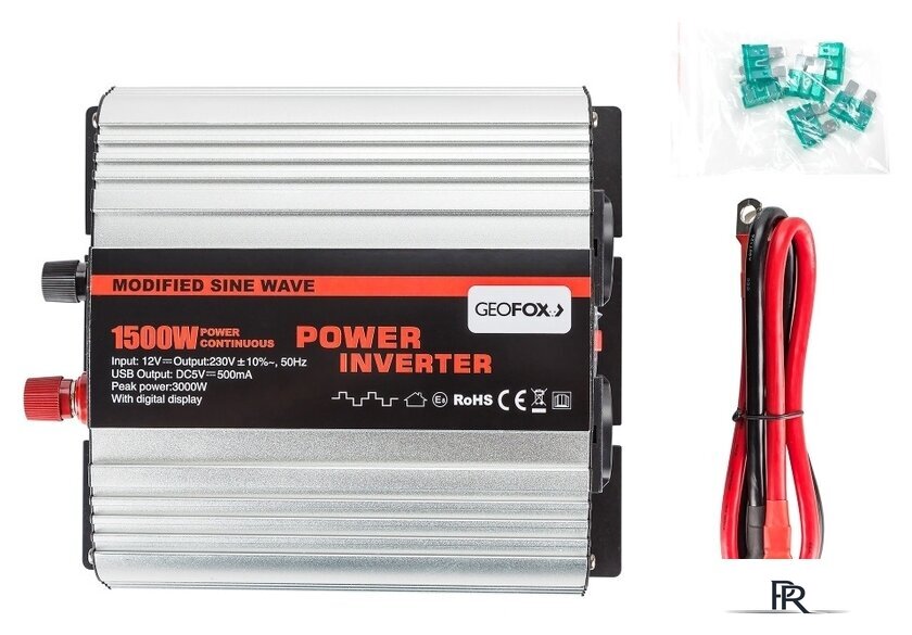 Автомобильный инвертор GEOFOX MD 1500W/24v - Изображение №5 — Интернет-магазин ПроЗаказ