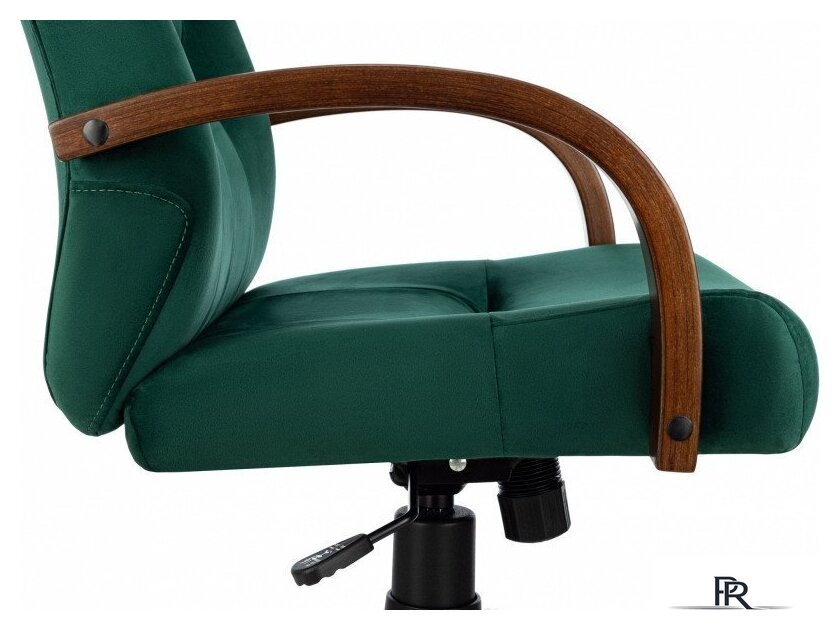 Офисное кресло Бюрократ T-9928WALNUT Fabric (зеленый Italia Green/дерево) - Изображение №5 — Интернет-магазин ПроЗаказ