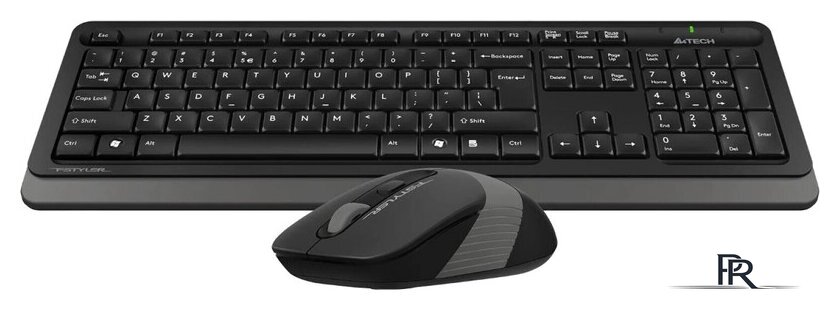 Офисный набор A4Tech Fstyler FG1010S (черный/серый) - Изображение №1 — Интернет-магазин ПроЗаказ