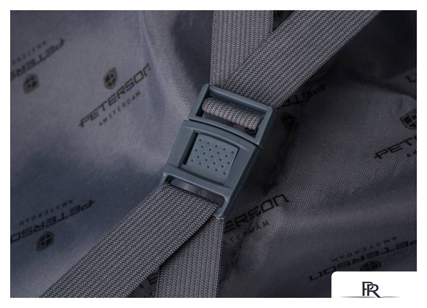 Чемодан-спиннер Peterson PTN 5806-W-XS (серый) - Изображение №6 — Интернет-магазин ПроЗаказ