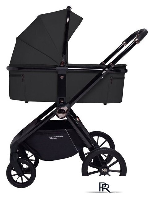 Универсальная коляска Sweet Baby Vento 2в1 (черный) - Изображение №11 — Интернет-магазин ПроЗаказ