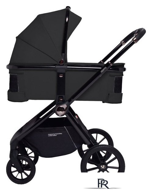 Универсальная коляска Sweet Baby Vento 2в1 (черный) - Изображение №12 — Интернет-магазин ПроЗаказ