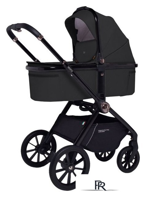 Универсальная коляска Sweet Baby Vento 2в1 (черный) - Изображение №13 — Интернет-магазин ПроЗаказ