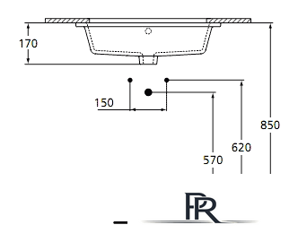 Умывальник Ideal Standard Strada K077901 59.5x44 - Изображение №4 — Интернет-магазин ПроЗаказ