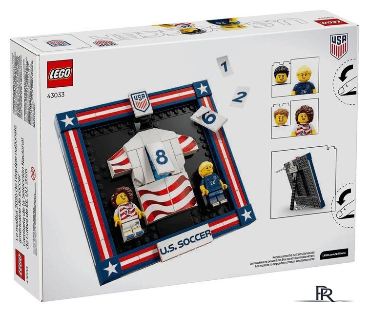 Конструктор LEGO Editions 43033 Футбольная форма национальной сборной США 2026 - Изображение №13 — Интернет-магазин ПроЗаказ