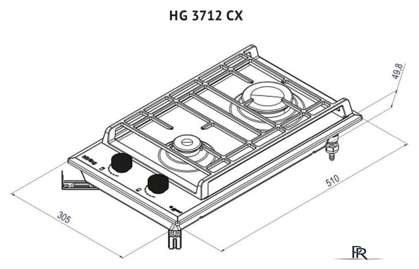 Варочная панель Korting HG 3712 CX - Изображение №3 — Интернет-магазин ПроЗаказ