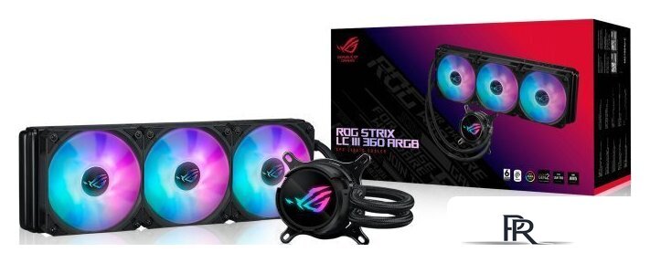 Система жидкостного охлаждения для процессора ASUS ROG Strix LC III 360 ARGB - Изображение №3 — Интернет-магазин ПроЗаказ