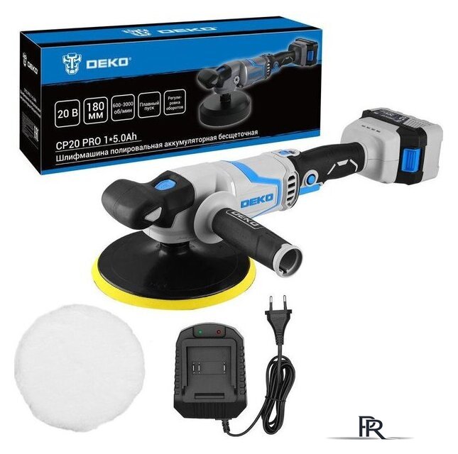 Полировальная машина Deko CP20 PRO 084-1087 (с 1-им АКБ) - Изображение №1 — Интернет-магазин ПроЗаказ