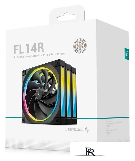 Комплект вентиляторов для корпуса DeepCool FL14R 3 IN 1 R-FL14R-BKAPN3-G - Изображение №6 — Интернет-магазин ПроЗаказ
