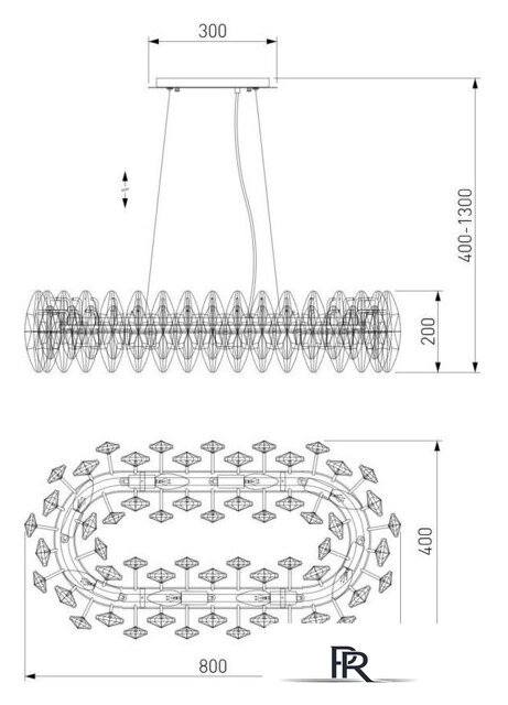 Подвесная люстра Bogate's 372/8 Strotskis - Изображение №5 — Интернет-магазин ПроЗаказ