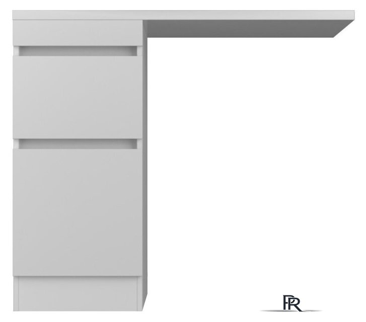  Style Line Тумба под умывальник Оптима 40 2 ящика Plus (напольная) - Изображение №1 — Интернет-магазин ПроЗаказ