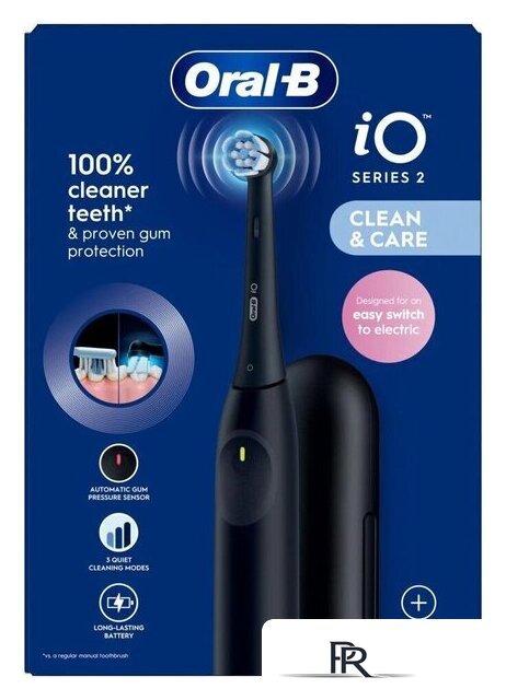 Электрическая зубная щетка Oral-B iO2 Electric Toothbrush with Travel Case (Night Black) - Изображение №11 — Интернет-магазин ПроЗаказ