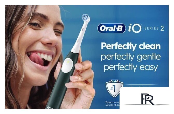 Электрическая зубная щетка Oral-B iO2 Electric Toothbrush with Travel Case (Night Black) - Изображение №2 — Интернет-магазин ПроЗаказ