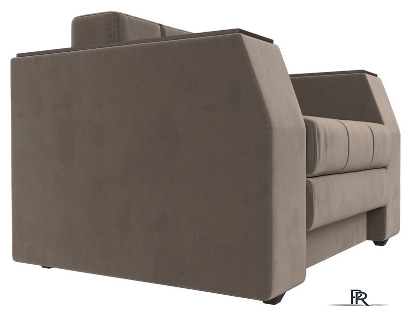 Кресло-кровать Лига диванов Атлантида 113839 (велюр коричневый) - Изображение №4 — Интернет-магазин ПроЗаказ