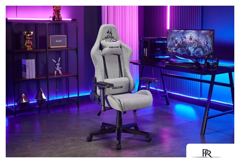 Игровое (геймерское) кресло Evolution Tactic Pro (серый) - Изображение №15 — Интернет-магазин ПроЗаказ