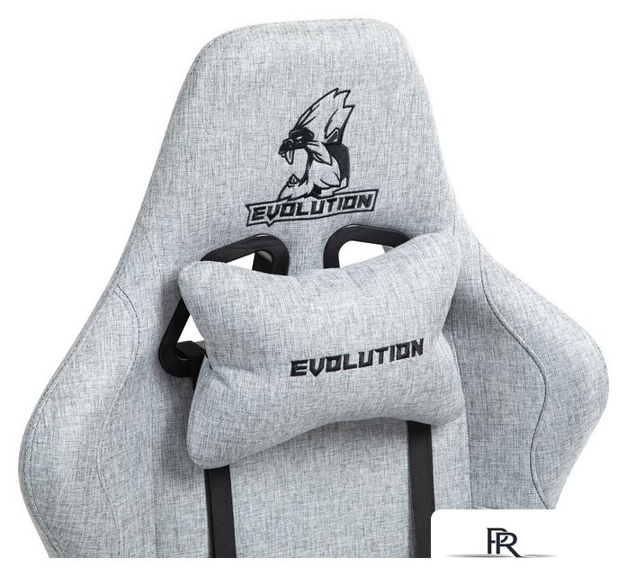 Игровое (геймерское) кресло Evolution Tactic Pro (серый) - Изображение №5 — Интернет-магазин ПроЗаказ