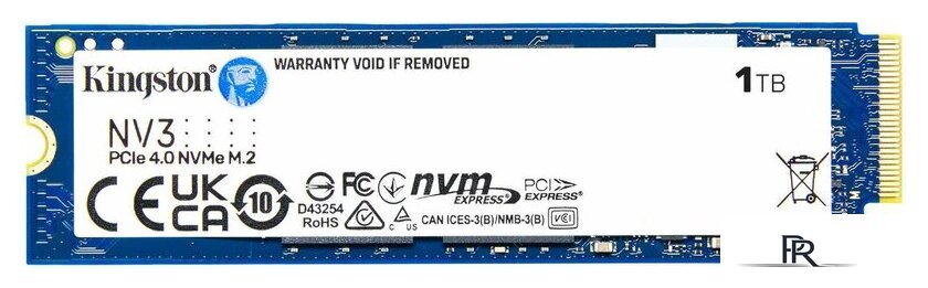 SSD Kingston NV3 1TB SNV3S/1000GBK - Изображение №1 — Интернет-магазин ПроЗаказ