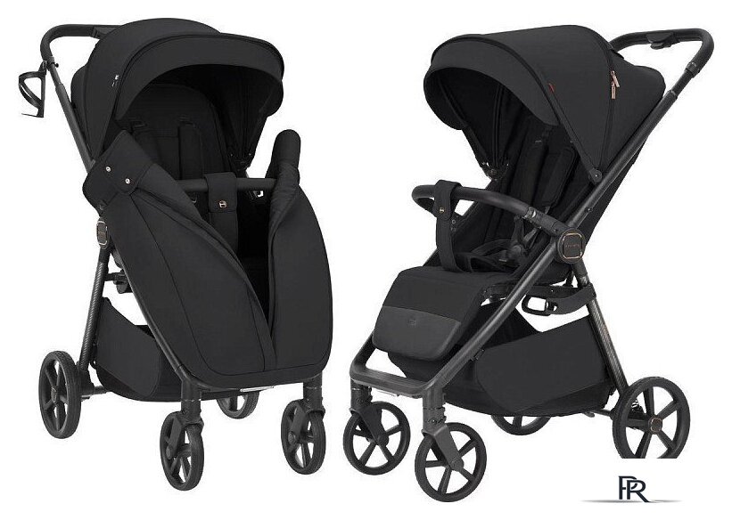 Коляска прогулочная «книга» Carrello Bravo Carbon CRL-5530 (Deep Black) - Изображение №8 — Интернет-магазин ПроЗаказ
