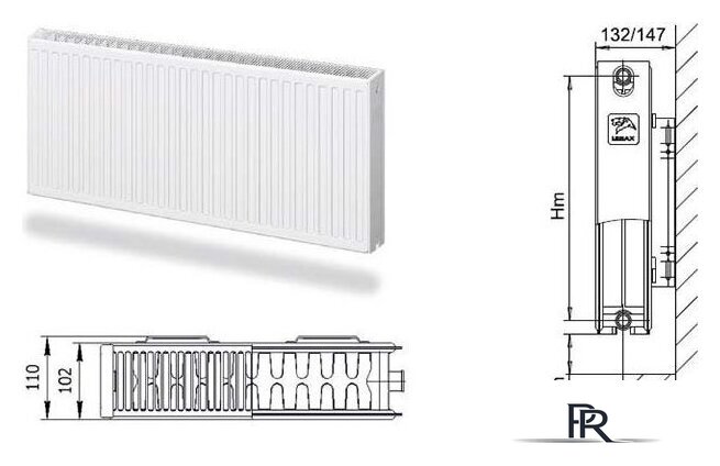 Стальной панельный радиатор Лемакс Compact 22 500x500 - Изображение №5 — Интернет-магазин ПроЗаказ