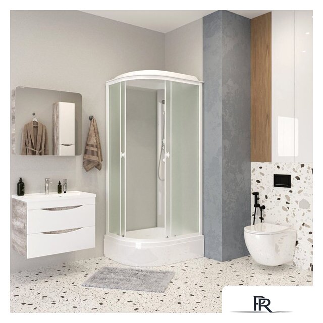 Душевая кабина Niagara Promo P100/80/26R/MT 100x80x215 - Изображение №1 — Интернет-магазин ПроЗаказ