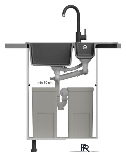 Кухонная мойка Quadron HCQP57850BEZP - Изображение №5 — Интернет-магазин ПроЗаказ