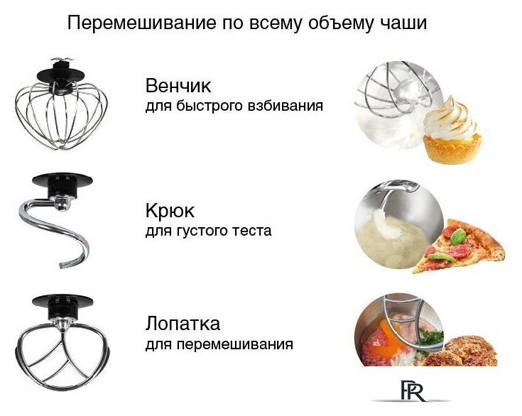 Планетарный миксер Oursson SM7301/RD - Изображение №13 — Интернет-магазин ПроЗаказ
