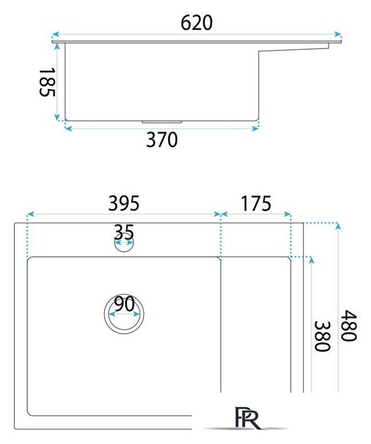 Кухонная мойка Rea Fin ZLE-06014 - Изображение №8 — Интернет-магазин ПроЗаказ