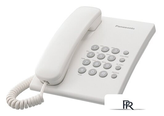 Проводной телефон Panasonic KX-TS2350RUW (белый) - Изображение №1 — Интернет-магазин ПроЗаказ