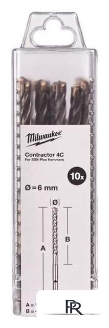 Набор буров Milwaukee 4932498868 - Изображение №2 — Интернет-магазин ПроЗаказ