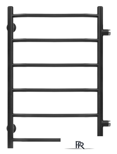 Полотенцесушитель Granula Трапеция 50х60 6 перекладин (боковое подключение, черный матовый) - Изображение №1 — Интернет-магазин ПроЗаказ