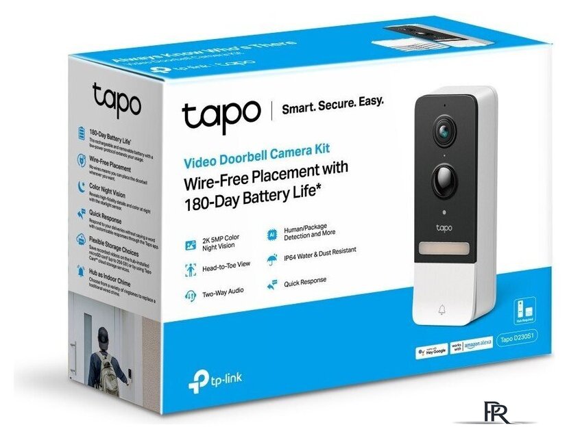 Дверной звонок TP-Link Tapo D230S1 - Изображение №3 — Интернет-магазин ПроЗаказ